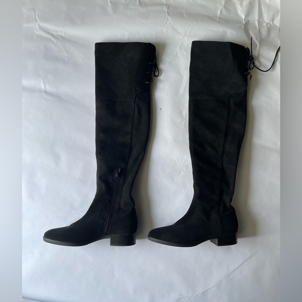 Geox Black Over-the-Knee Women's Boots - Picture 3 of 8